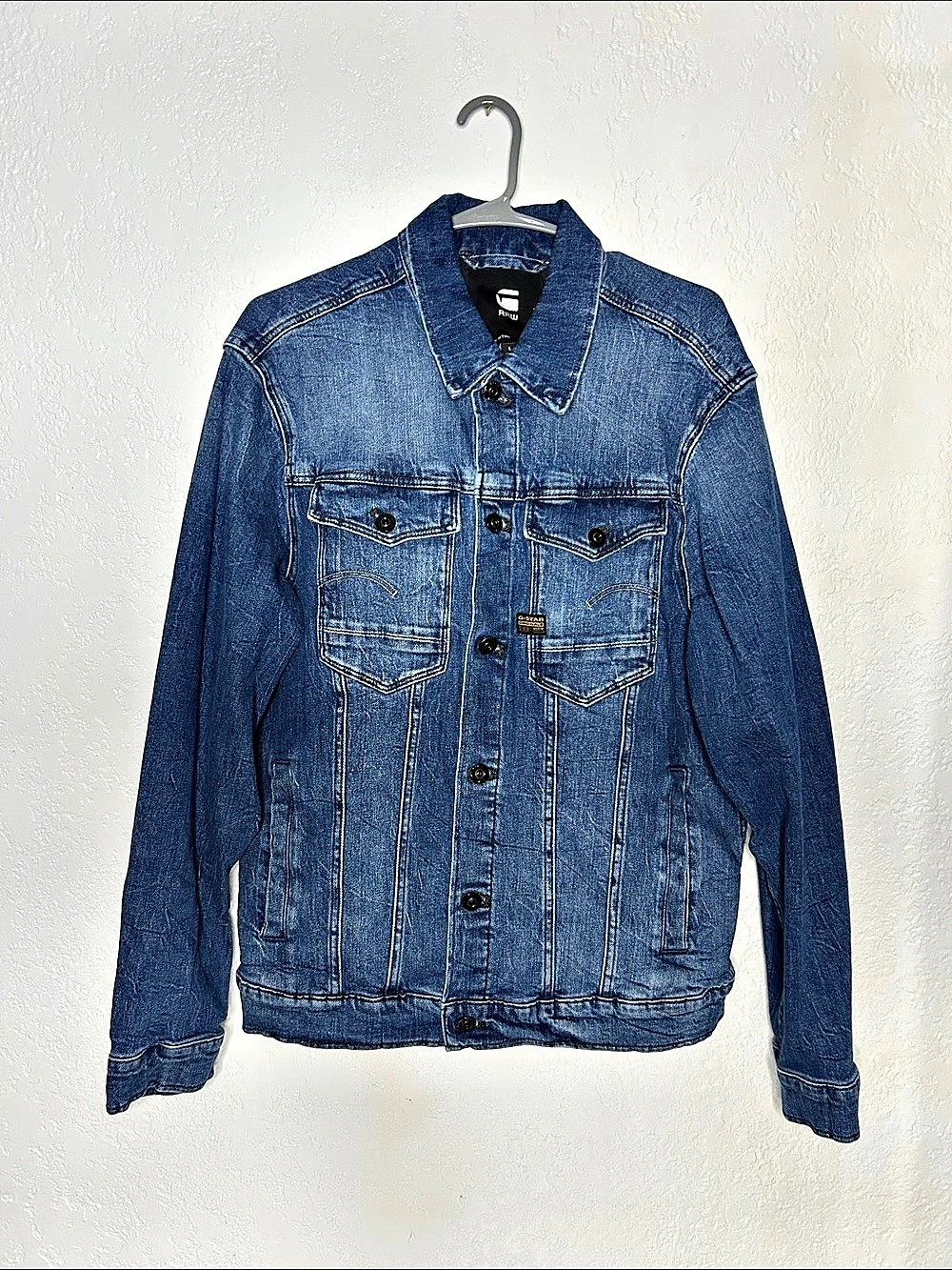 G-Star RAW 3301 Slim Denim Jacket Blue